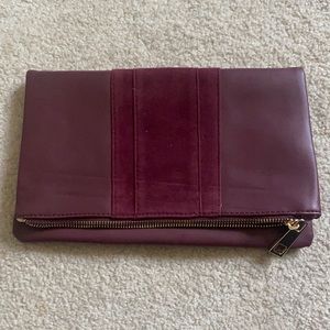 Summer and Rose Burgundy Clutch